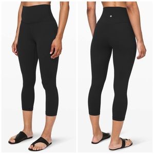 Lululemon Align Crop 21" Black size 10 NWT